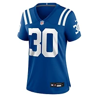 Maillot Nike Hunter Wohler Royal pour femme des Indianapolis Colts