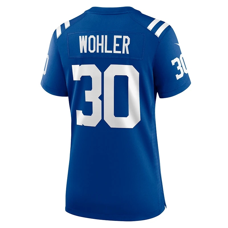 Maillot Nike Hunter Wohler Royal pour femme des Indianapolis Colts