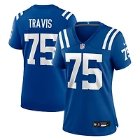 Maillot Nike Jalen Travis Royal pour femme des Indianapolis Colts Team Game