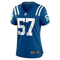 Maillot de match Nike Jaylon Carlies Royal Indianapolis Colts pour femme