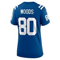 Maillot de jeu Nike Jelani Woods Royal Indianapolis Colts pour femme