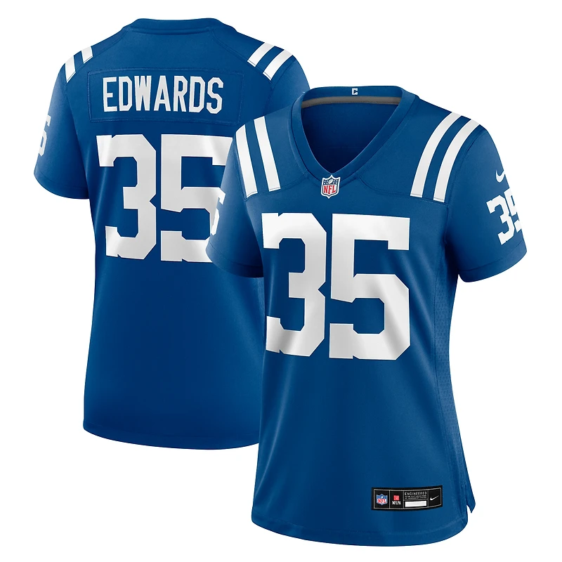Women's Nike Johnathan Edwards Royal Indianapolis Colts Team Game Jersey