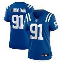 Maillot Nike JT Tuimoloau Royal pour femme des Indianapolis Colts