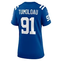 Maillot Nike JT Tuimoloau Royal pour femme des Indianapolis Colts