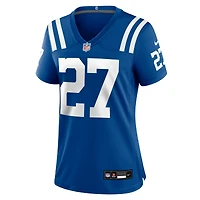 Maillot Nike Justin Walley Royal pour femme des Indianapolis Colts