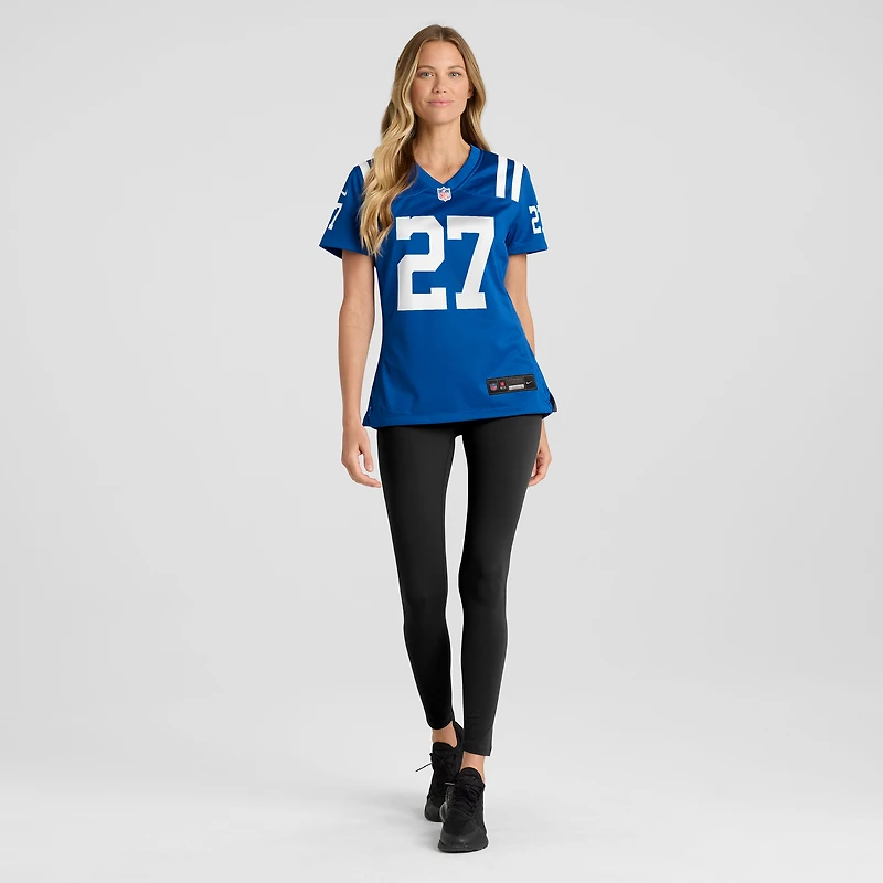 Maillot Nike Justin Walley Royal pour femme des Indianapolis Colts