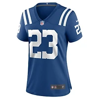 Maillot de match Nike Kenny Moore II Royal Indianapolis Colts pour femme
