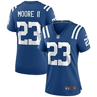 Maillot de match Nike Kenny Moore II Royal Indianapolis Colts pour femme