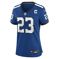 Maillot de jeu alternatif Nike Kenny Moore II Indianapolis Colts Indiana Nights pour femme