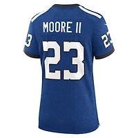 Maillot de jeu alternatif Nike Kenny Moore II Indianapolis Colts Indiana Nights pour femme