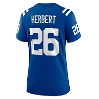Maillot Nike Khalil Herbert Royal pour femme des Indianapolis Colts