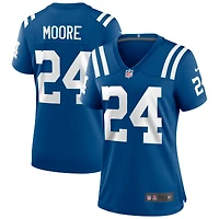 Maillot de joueur retraité Nike Lenny Moore Royal Indianapolis Colts Game pour femme