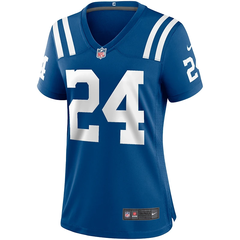 Maillot de joueur retraité Nike Lenny Moore Royal Indianapolis Colts Game pour femme
