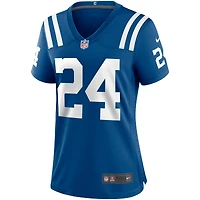 Maillot de joueur retraité Nike Lenny Moore Royal Indianapolis Colts Game pour femme
