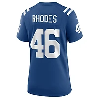Maillot de match Nike Luke Rhodes Royal Indianapolis Colts pour femme