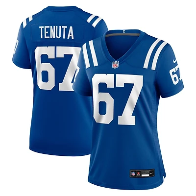 Women's Nike Luke Tenuta  Royal Indianapolis Colts Team Game Jersey