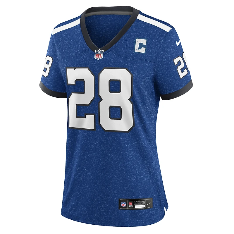 Women's Nike Marshall Faulk Royal Indianapolis Colts Indiana Nights Alternate Game Jersey