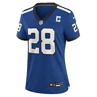 Women's Nike Marshall Faulk Royal Indianapolis Colts Indiana Nights Alternate Game Jersey