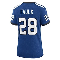Maillot de jeu alternatif Indianapolis Colts Indiana Nights pour femme Nike Marshall Faulk