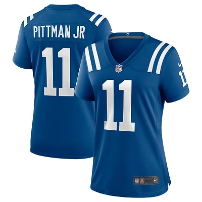 Maillot de joueur match Nike Michael Pittman Jr. des Royal Indianapolis Colts pour femme