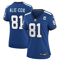 Maillot de match alternatif Indianapolis Colts Indiana Nights pour femme Nike Mo Alie Cox