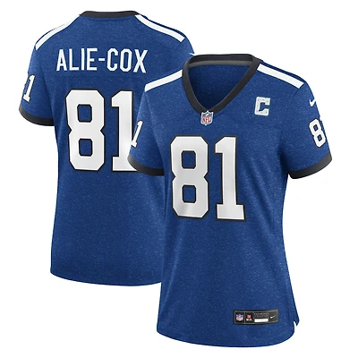 Maillot de match alternatif Indianapolis Colts Indiana Nights pour femme Nike Mo Alie Cox