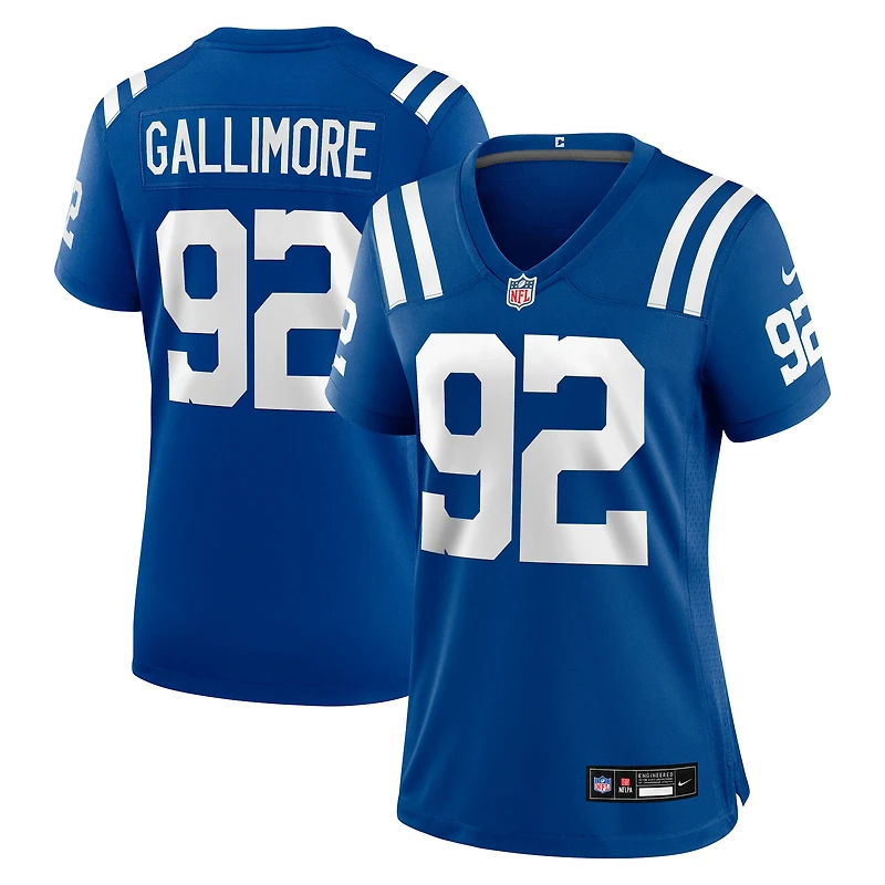 Maillot Nike Neville Gallimore Royal pour femme des Indianapolis Colts