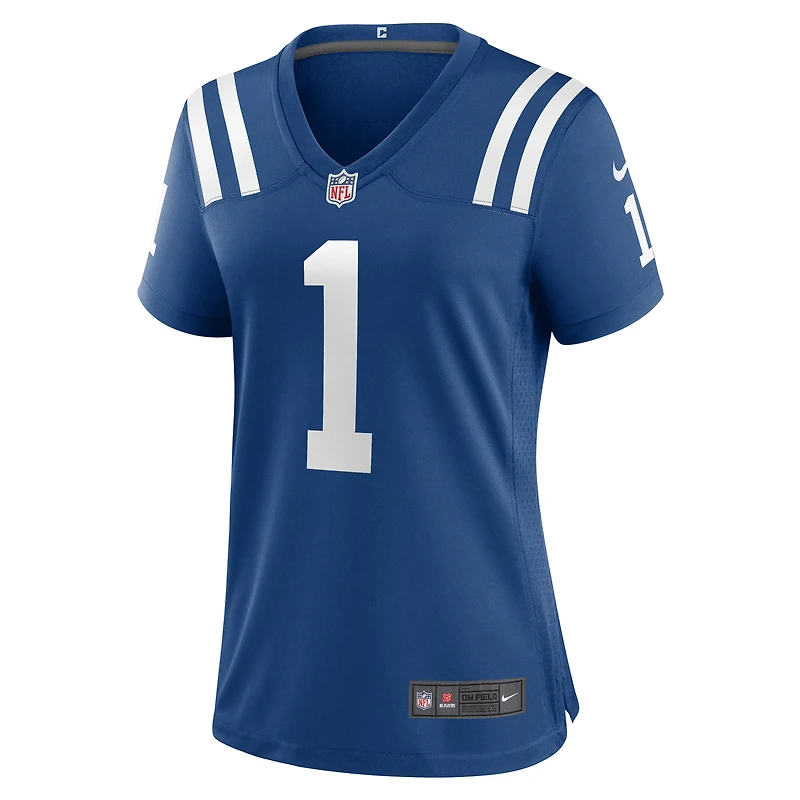Women's Nike Number 1 Mom Royal Indianapolis Colts Game Jersey