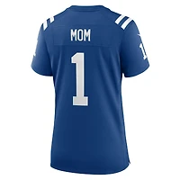 Maillot de match Nike Numéro 1 Mom Royal Indianapolis Colts pour femme