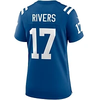 Maillot de match Nike Philip Rivers Royal Indianapolis Colts pour femme