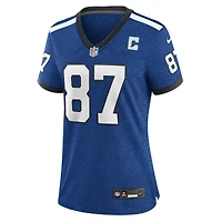 Maillot de jeu alternatif Indianapolis Colts Indiana Nights Nike Reggie Wayne Royal pour femme