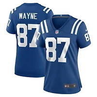 Maillot de jeu joueur à la retraite Nike Reggie Wayne Royal Indianapolis Colts pour femme