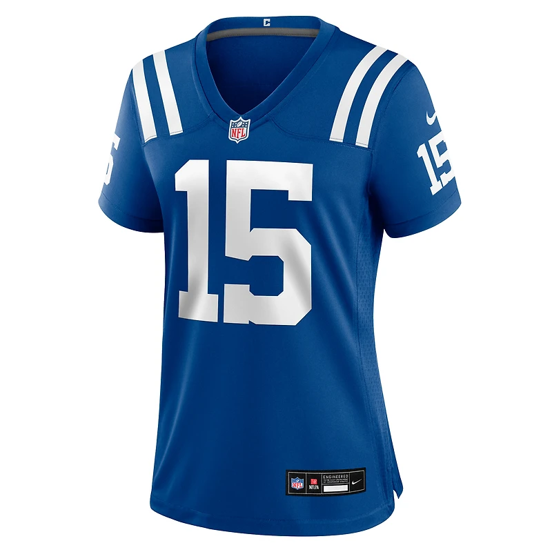 Women's Nike Riley Leonard  Royal Indianapolis Colts Team Game Jersey