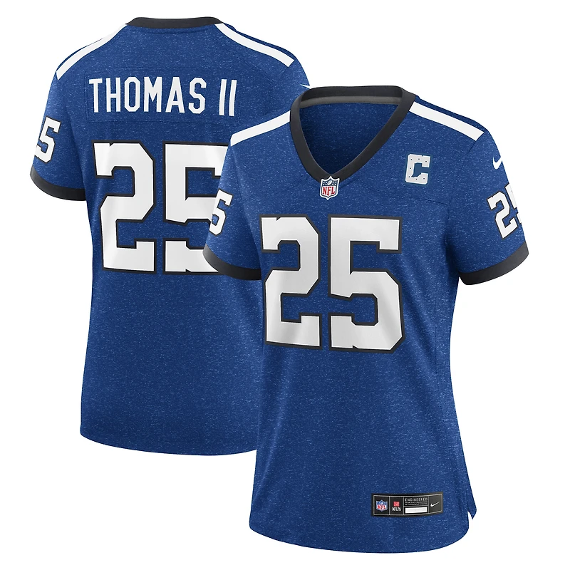 Women's Nike Rodney Thomas II Royal Indianapolis Colts Indiana Nights Alternate Game Jersey