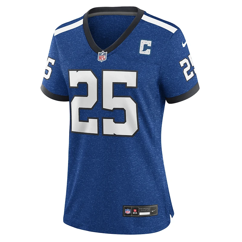 Maillot de match alternatif Indianapolis Colts Indiana Nights Nike Rodney Thomas II pour femme