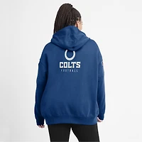 Women's Nike Royal Indianapolis Colts 2023 Sideline Club Fleece Pullover Hoodie