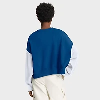 Sweat-shirt oversize à blocs de couleurs Nike Royal Indianapolis Colts pour femme