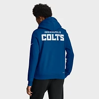 Sweat à capuche Nike Royal Indianapolis Colts Sideline Standard Issue Initial Home Dri-FIT pour femme
