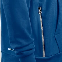 Sweat à capuche Nike Royal Indianapolis Colts Sideline Standard Issue Initial Home Dri-FIT pour femme