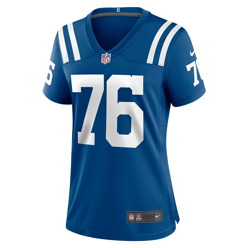 Maillot de match l'équipe Nike Ryan Hayes des Royal Indianapolis Colts pour femme