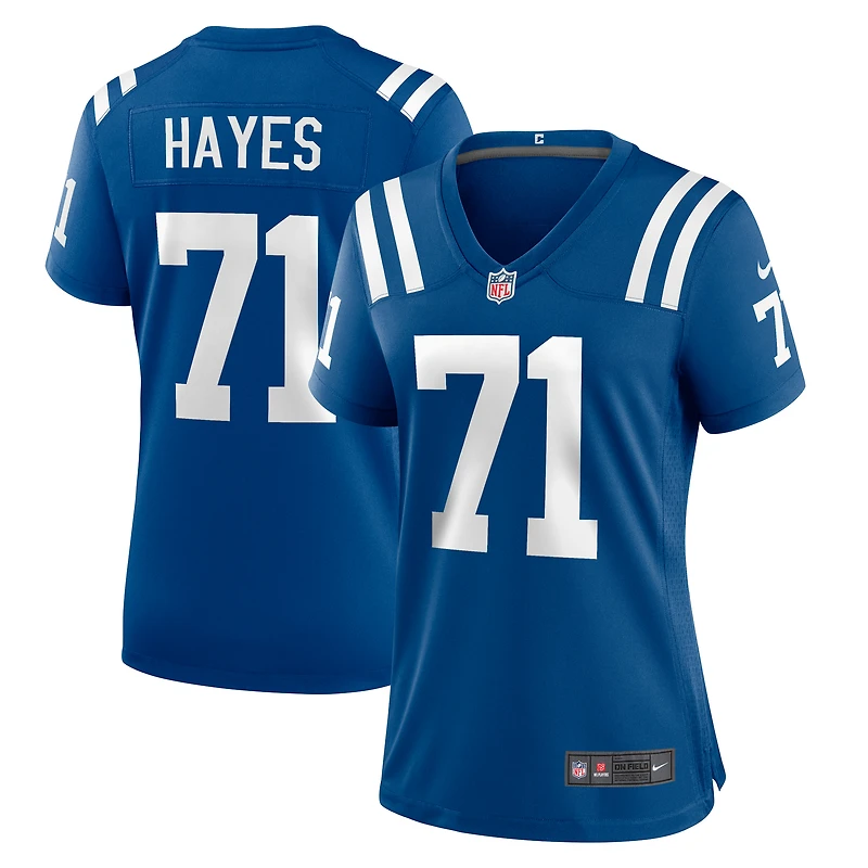 Women's Nike Ryan Hayes  Royal Indianapolis Colts Team Game Jersey