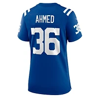 Maillot de match Nike Salvon Ahmed Royal Indianapolis Colts pour femme