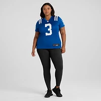 Maillot Nike Spencer Shrader Royal pour femme des Indianapolis Colts