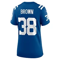 Women's Nike Tony Brown Royal Indianapolis Colts Player Game Jersey