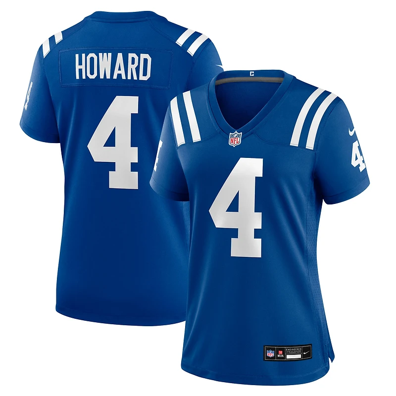 Maillot Nike Xavien Howard Royal pour femme des Indianapolis Colts
