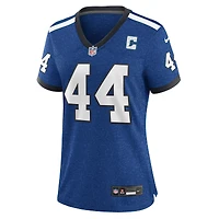 Maillot de jeu alternatif Nike Zaire Franklin Indianapolis Colts Indiana Nights pour femme