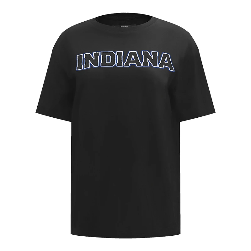 T-shirt oversize Pro Standard noir pour femme Indianapolis Colts Indiana Nights