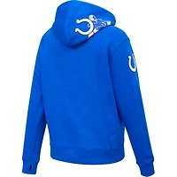 Women's Pro Standard Royal Indianapolis Colts Local Patch Pullover Hoodie