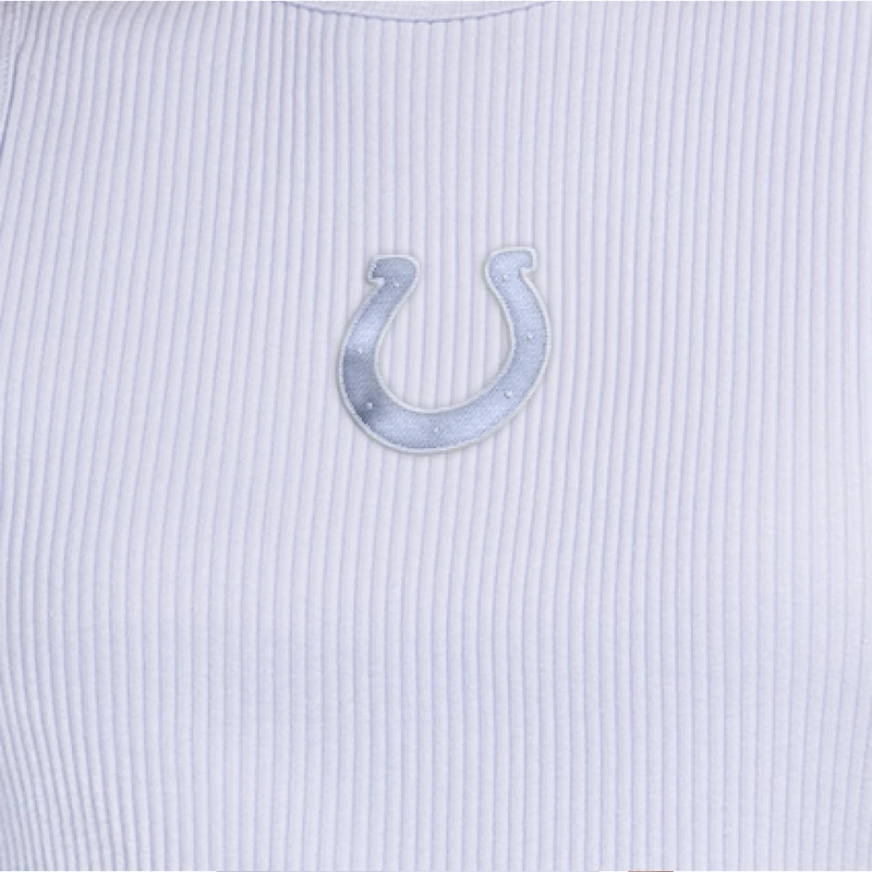 Débardeur court de voyage Starter pour femme, bleu pastel, Indianapolis Colts.
