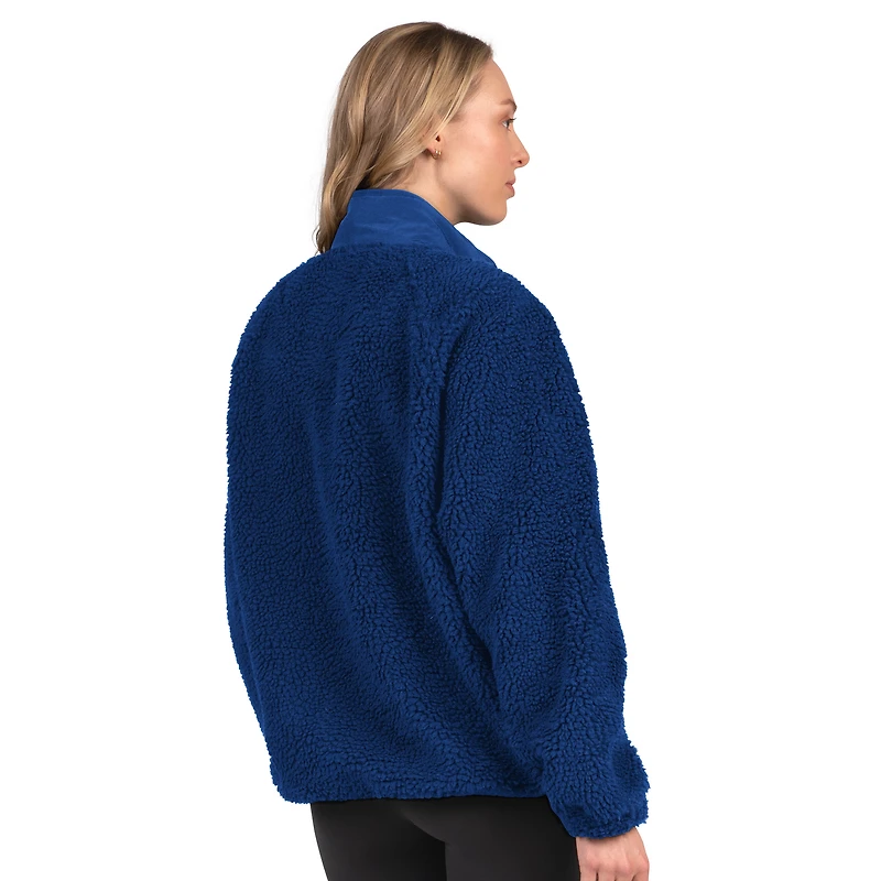 Veste sherpa On the Ball pour femme, modèle Starter Royal Indianapolis Colts